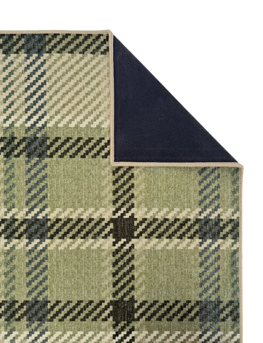 Eco Washable Green Plaid Multi