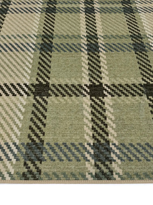 Eco Washable Green Plaid Multi