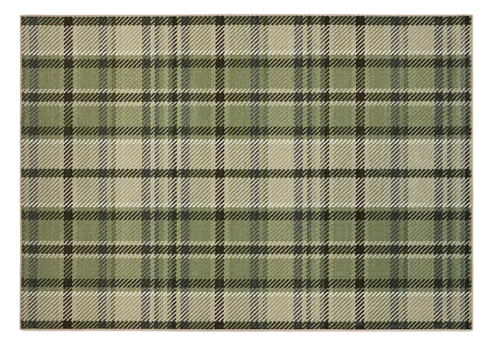 Eco Washable Green Plaid Multi