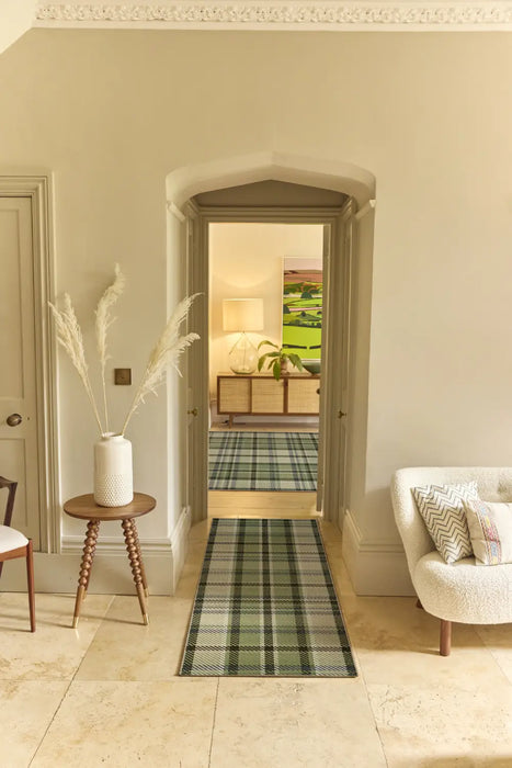 Eco Washable Green Plaid Multi