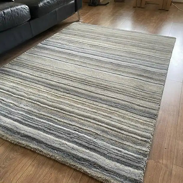 Photo by Kathryn G., | Oriental Weavers carter grey Living Room Wool Rug.