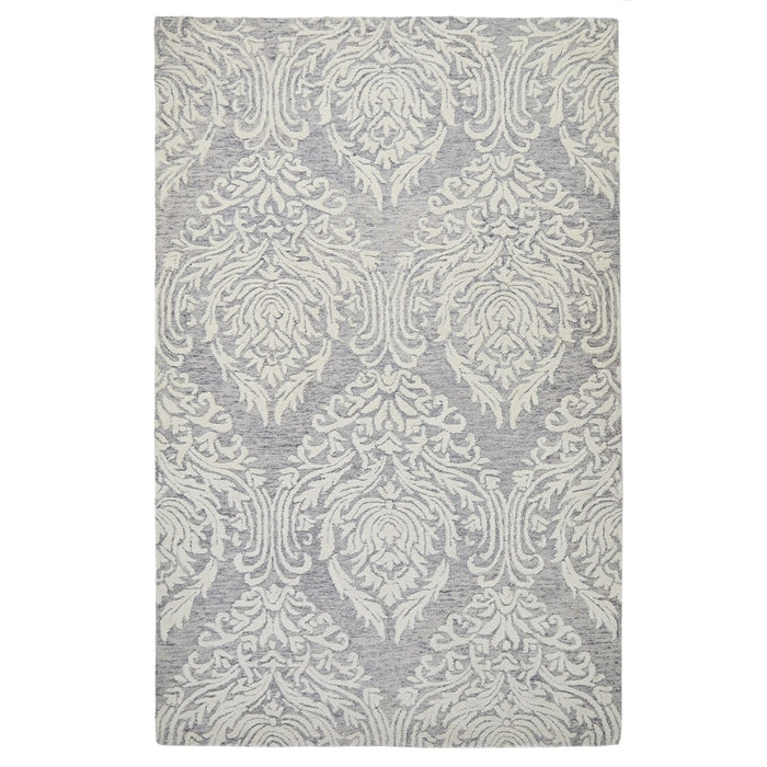 Oriental Weavers hampton damask Grey Living Room  Rug.