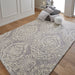 Oriental Weavers hampton damask Grey Living Room  Rug.