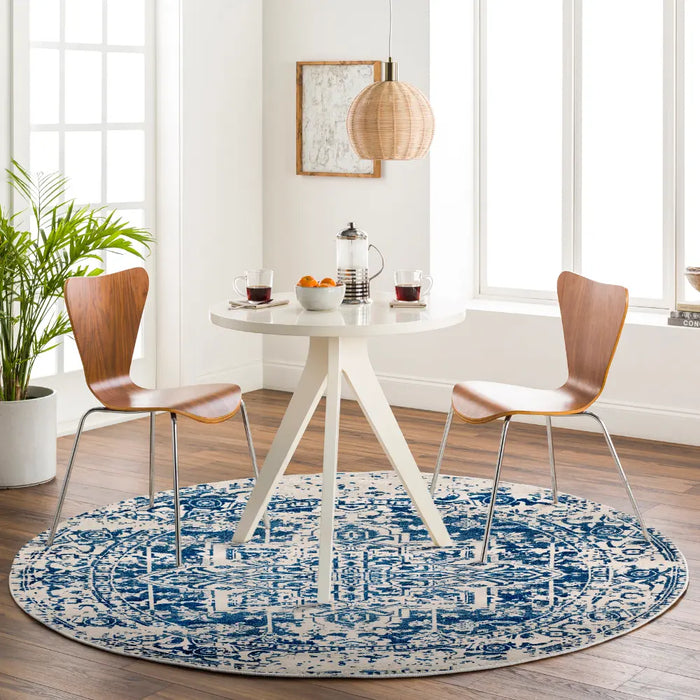 JULIETTE Vintage Traditional Oriental Boho Navy Rug