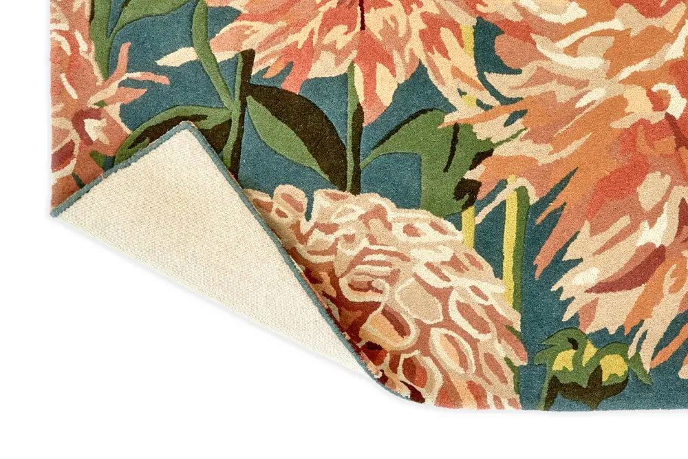 Harlequin Dahlia Coral Wilderness Rug 142408