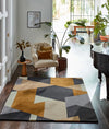 Harlequin Popova Caramel Slate Shell Rug 143101