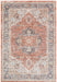 Concept Looms heritage concept looms hrtg105 rust blue Blue, Orange Living Room Moroccan Rug.