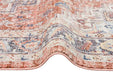 Concept Looms heritage concept looms hrtg105 rust blue Blue, Orange Living Room Moroccan Rug.