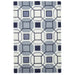 Think Rugs hk 9238 ivory grey Grey, Ivory Living Room Geometric Rug.