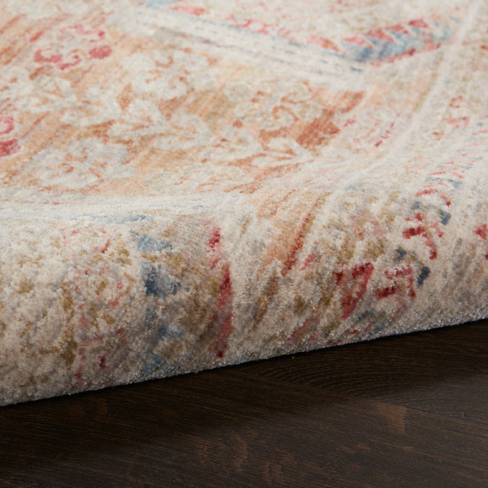 Nourison Delivered in 6 weeks   USA homestead hms01 brick Multicoloured, Orange Living Room  Rug.