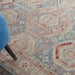 Nourison Delivered in 6 weeks   USA homestead hms01 light blue Blue, Multicoloured Living Room  Rug.