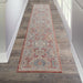 Nourison Delivered in 6 weeks   USA homestead hms02 blue brick Blue, Multicoloured, Orange Living Room  Rug.