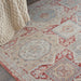 Nourison Delivered in 6 weeks   USA homestead hms02 blue brick Blue, Multicoloured, Orange Living Room  Rug.
