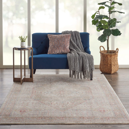 Nourison Delivered in 6 weeks   USA homestead hms03 beige grey Grey, Beige, Multicoloured Living Room  Rug.