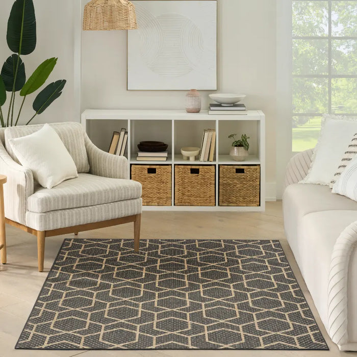 HORIZON INDOOR/OUTDOOR HOZ01 Charcoal Indoor Outdoor