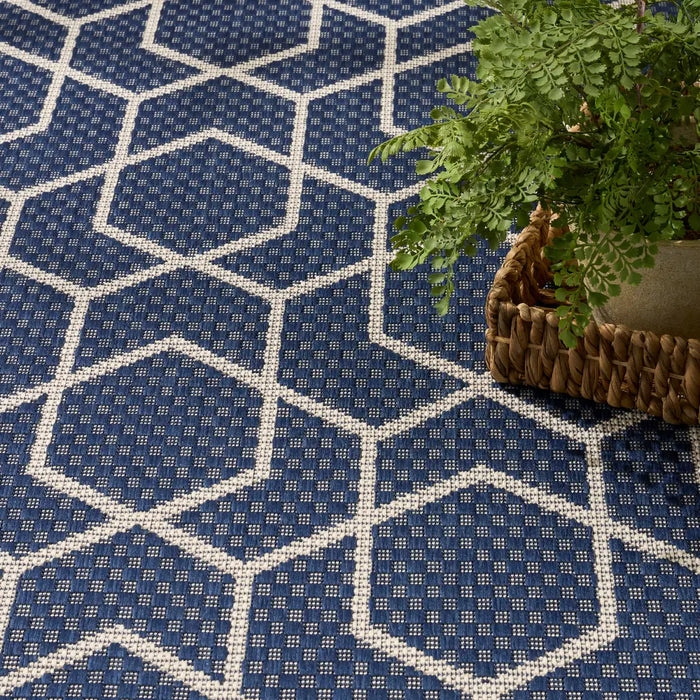 HORIZON INDOOR/OUTDOOR HOZ01 Navy Indoor Outdoor