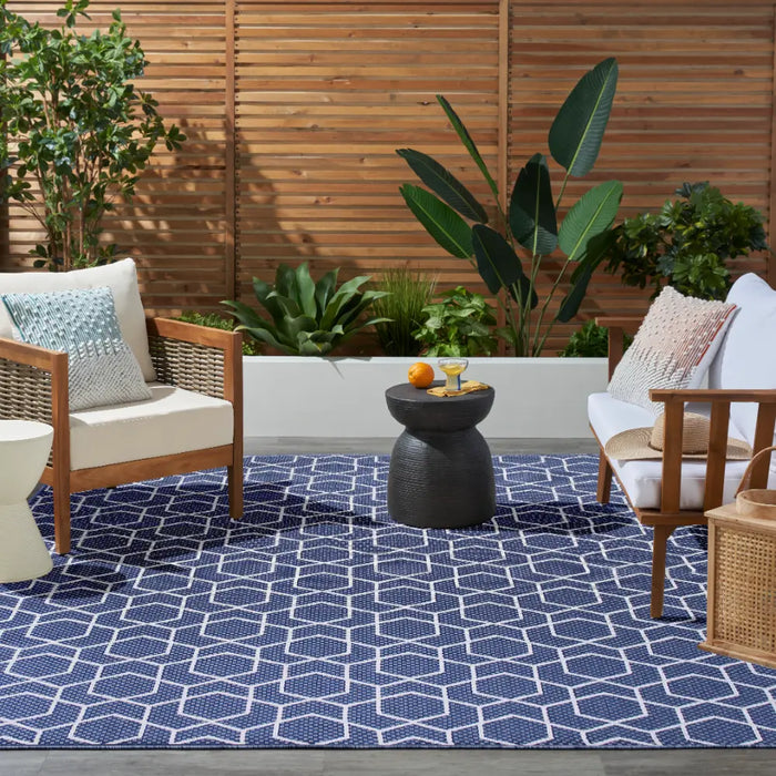 HORIZON INDOOR/OUTDOOR HOZ01 Navy Indoor Outdoor