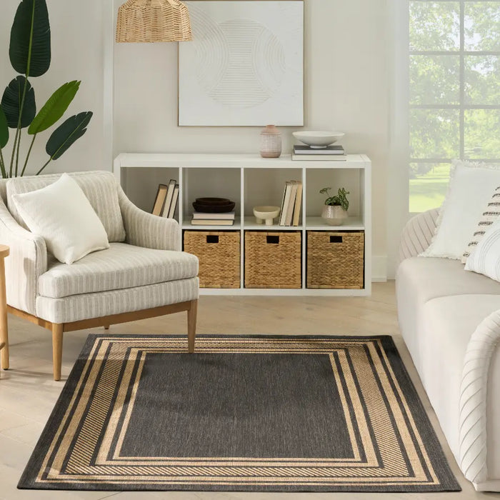 HORIZON INDOOR/OUTDOOR HOZ03 Charcoal Indoor Outdoor