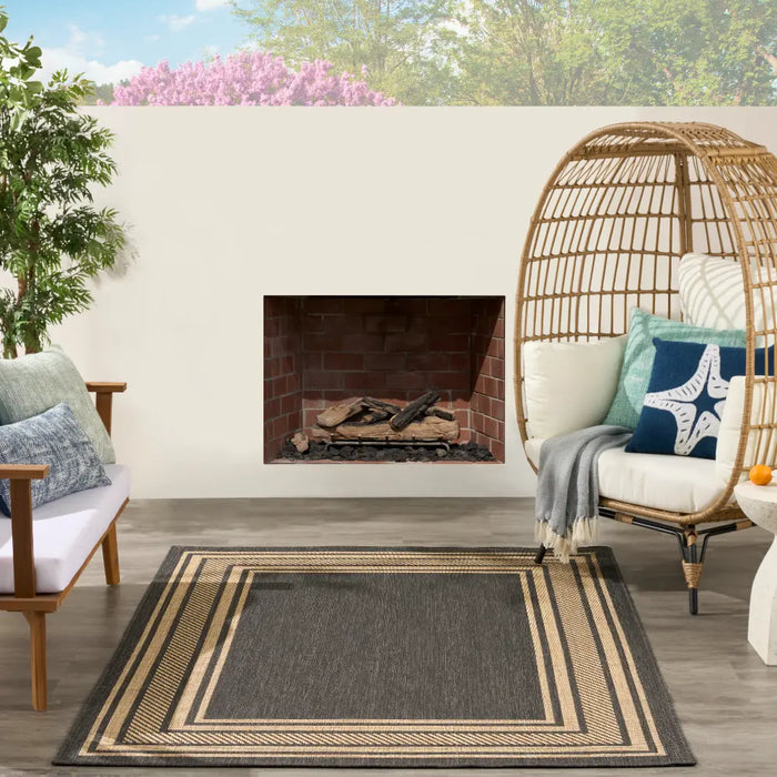 HORIZON INDOOR/OUTDOOR HOZ03 Charcoal Indoor Outdoor