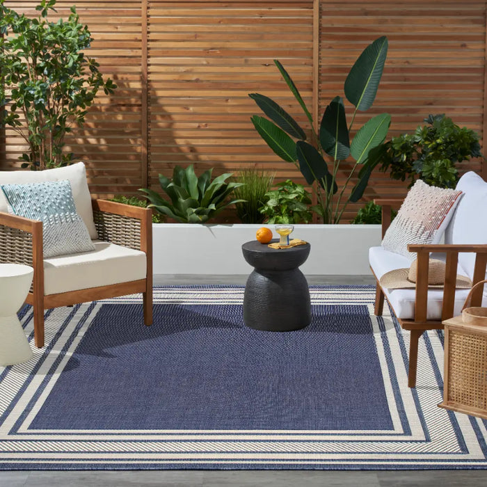 HORIZON INDOOR/OUTDOOR HOZ03 Navy Indoor Outdoor