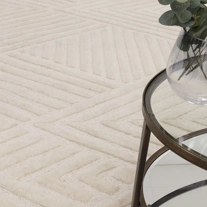 Asiatic hague hague ivory Ivory Living Room Wool Rug.