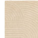 Asiatic hague sand Beige Living Room Wool Rug.