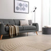 Asiatic hague sand Beige Living Room Wool Rug.