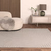 Asiatic hague silver Grey Living Room Wool Rug.