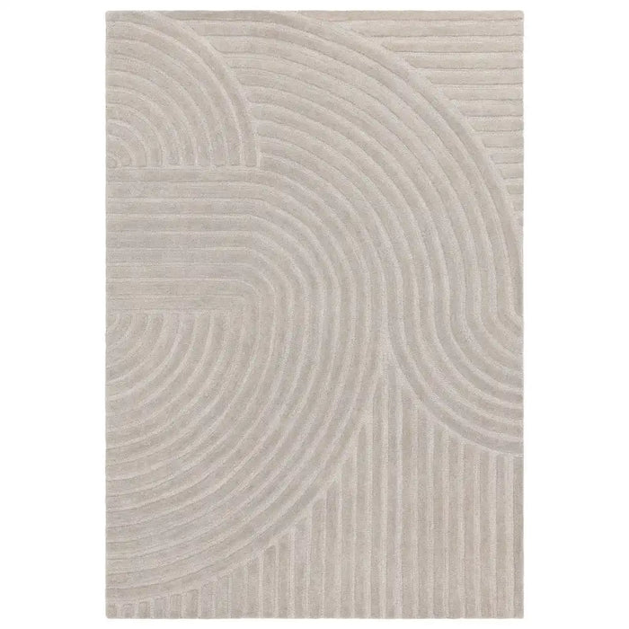 Asiatic hague silver Grey Living Room Wool Rug.