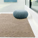 Asiatic hague taupe Beige Living Room Wool Rug.