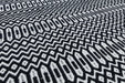 Asiatic halsey black Black Living Room Geometric Rug.