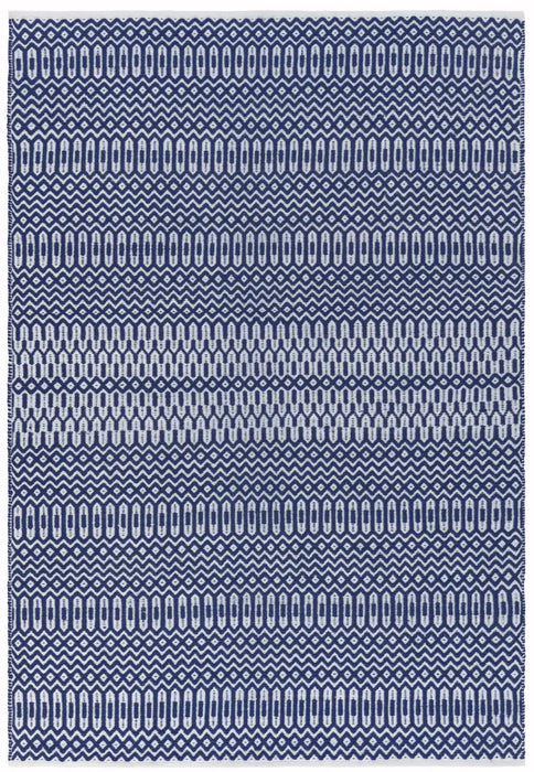 Asiatic halsey blue Blue Living Room Geometric Rug.