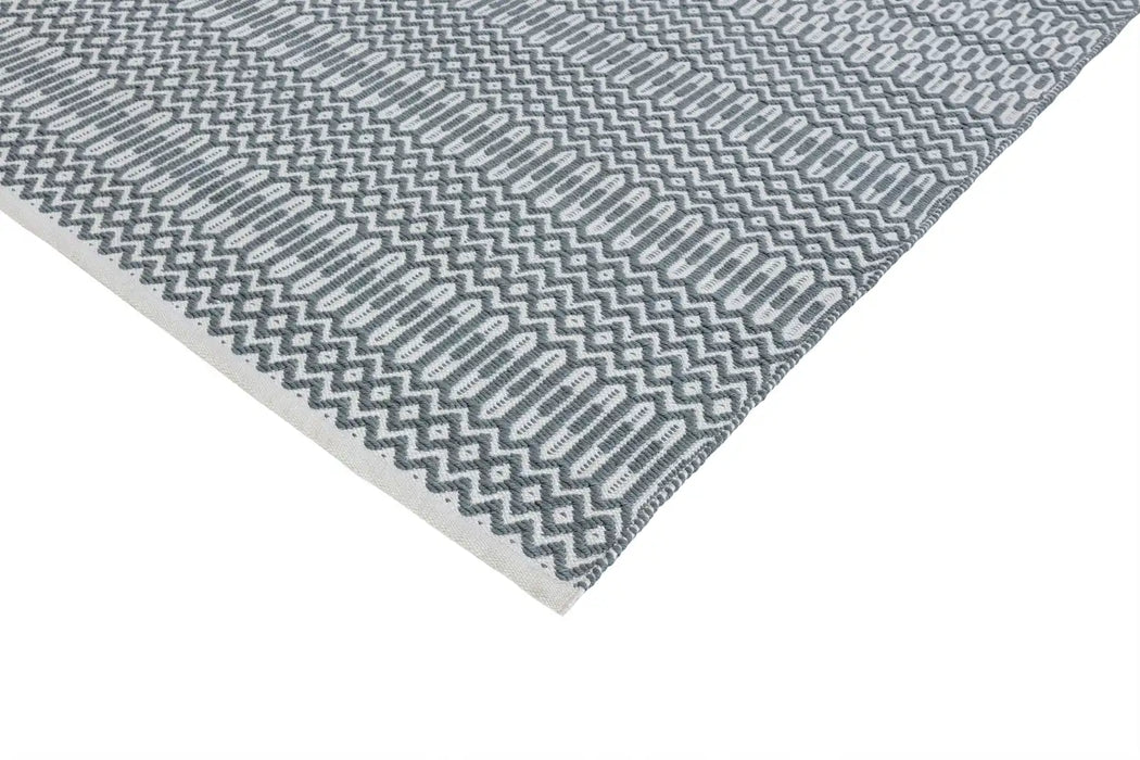 Asiatic halsey duck egg Blue Living Room Geometric Rug.