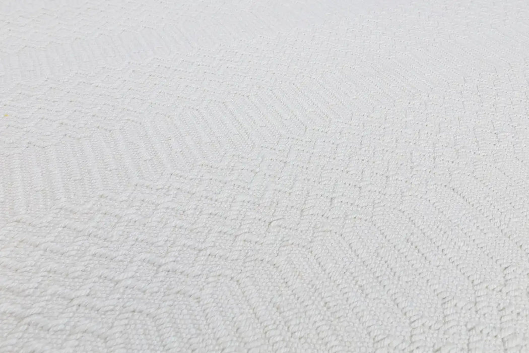 Asiatic halsey natural Ivory Living Room Geometric Rug.