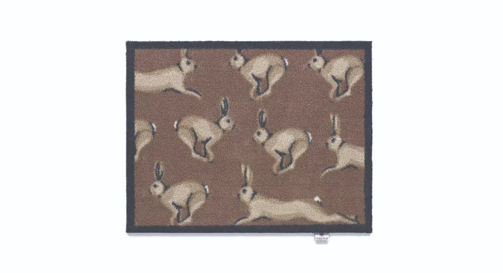 Patterned Hug Rug Hare 1 Multicoloured Rug — RugsDirect Online