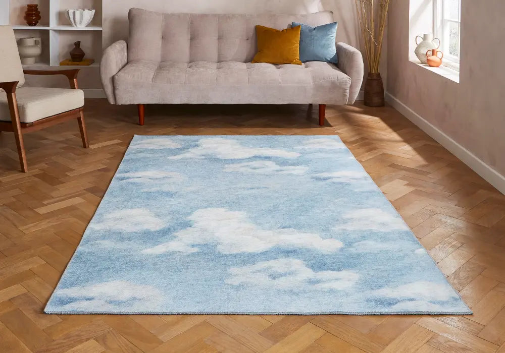 Harlequin Air Sky Blue Washable
