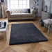 Oriental Weavers harmony charcoal Black Living Room Shaggy Rug.