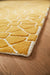 Origins harmony ochre Yellow Living Room Wool Rug.