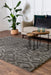 Asiatic harrison charcoal Grey Living Room Geometric Rug.