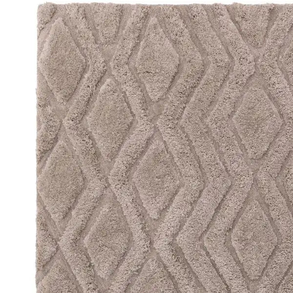 Asiatic harrison greige Grey, Beige Living Room Geometric Rug.