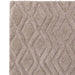 Asiatic harrison greige Grey, Beige Living Room Geometric Rug.