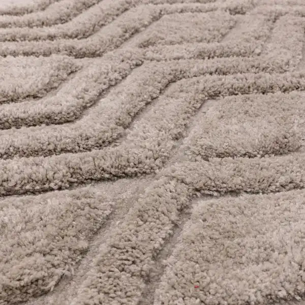 Asiatic harrison greige Grey, Beige Living Room Geometric Rug.