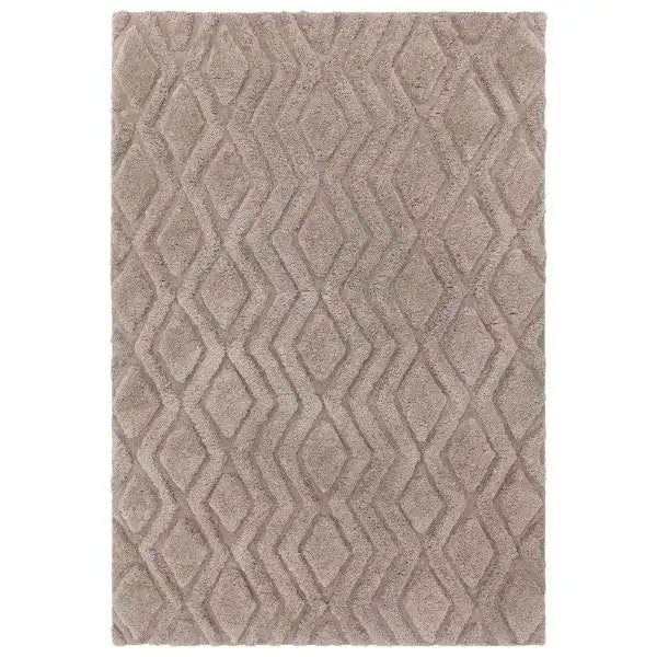 Asiatic harrison greige Grey, Beige Living Room Geometric Rug.