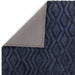 Asiatic harrison navy Blue, Navy Living Room Geometric Rug.