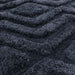 Asiatic harrison navy Blue, Navy Living Room Geometric Rug.