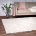 Asiatic harrison off white Cream Living Room Geometric Rug.