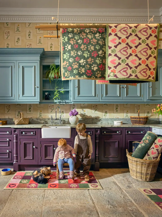 Hug Rug Washable Hearts & Bones Multi