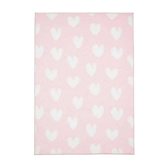 Catherine Lansfield Hearts Pink - Washable
