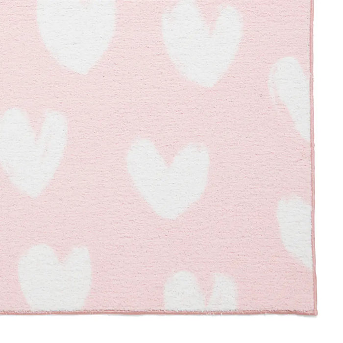 Catherine Lansfield Hearts Pink - Washable