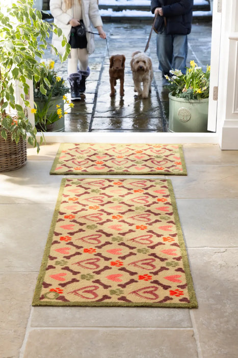 Hug Rug Washable Hearts & Bones Multi